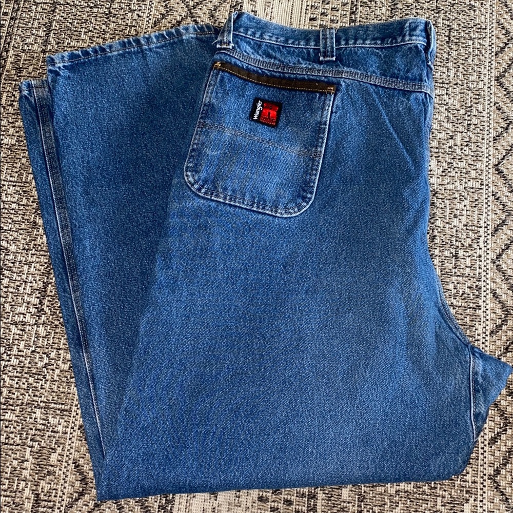 Wrangler RIGGS Men’s Workwear Relaxed Fit Jeans SZ 48/34 Cotton (510)